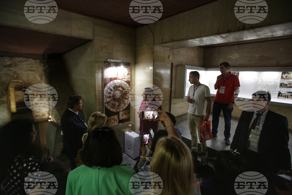 The 18th World Meeting of Bulgarian Media June 1 - 4 in Kazanlak - Visit to the Kazanlak Tomb