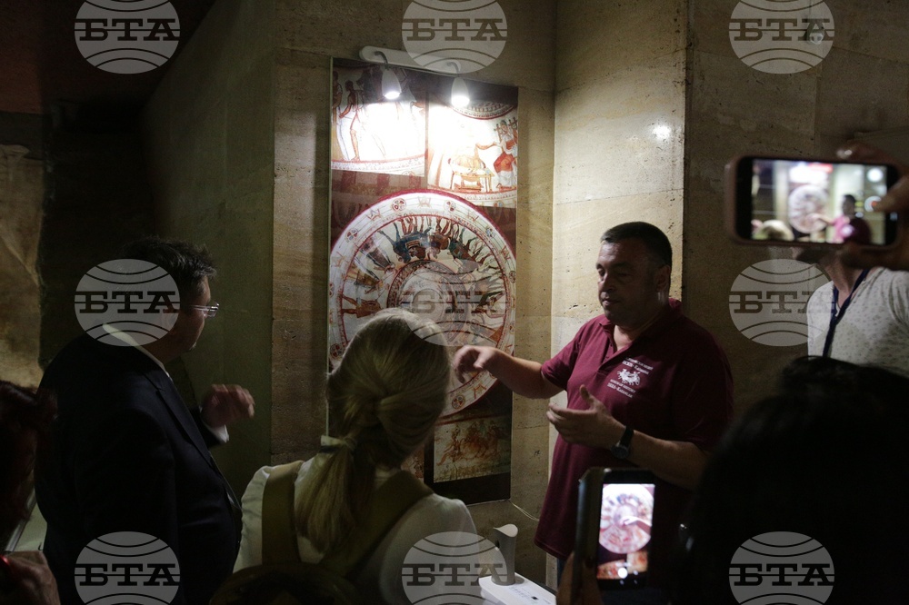 The 18th World Meeting of Bulgarian Media June 1 - 4 in Kazanlak - Visit to the Kazanlak Tomb
