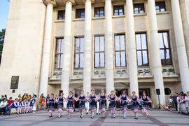 Бургас - Детски фолклорен събор - откриване