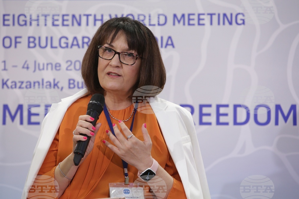 The 18th World Meeting of Bulgarian Media June 1 - 4 in Kazanlak - Panel 2 - Veselina Valkanova