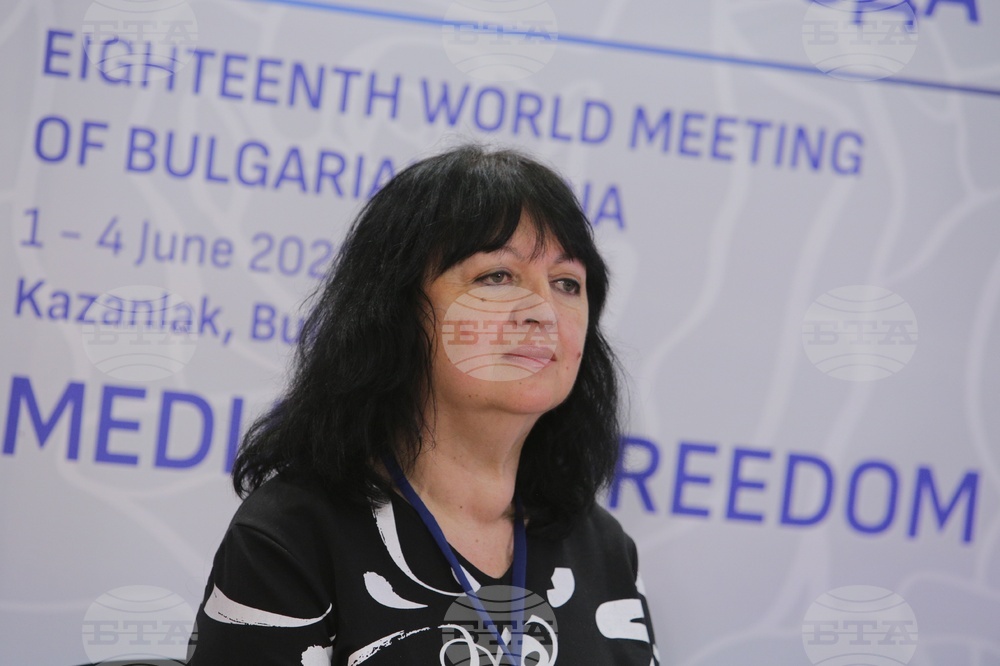 The 18th World Meeting of Bulgarian Media June 1 - 4 in Kazanlak - Panel 3 - Snezhana Todorova