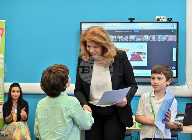 Северна Ирландия - Илияна Йотова - Междуучилищния конкурс по български език - награди 