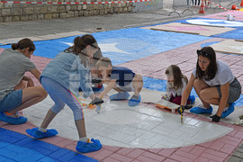 Варна - „Рисуване по асфалт“ - инициатива 