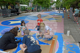 Варна - „Рисуване по асфалт“ - инициатива 