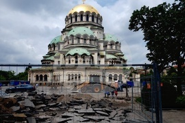 Ремонт - площад - Храм-паметник "Св. Александър Невски"