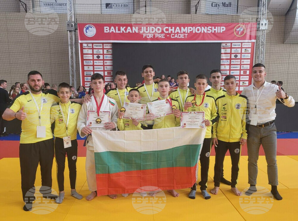 България завърши на първо място в класирането по медали на Балканиадата по джудо за кадети в Черна гора