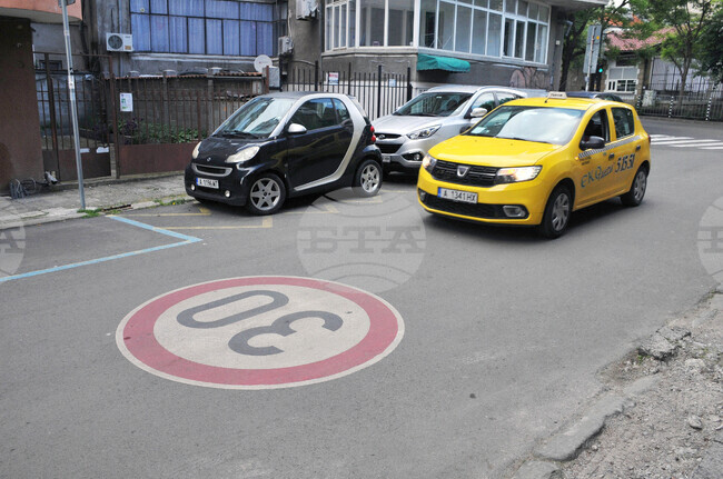 Бургас - улици - ограничение на скоростта