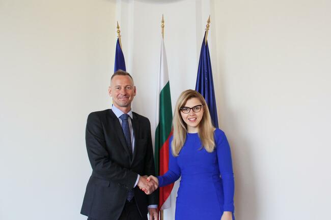 Deputy Foreign Minister Velislava Petrova Meets with Danish Foreign Ministry's Special Envoy on Migration
