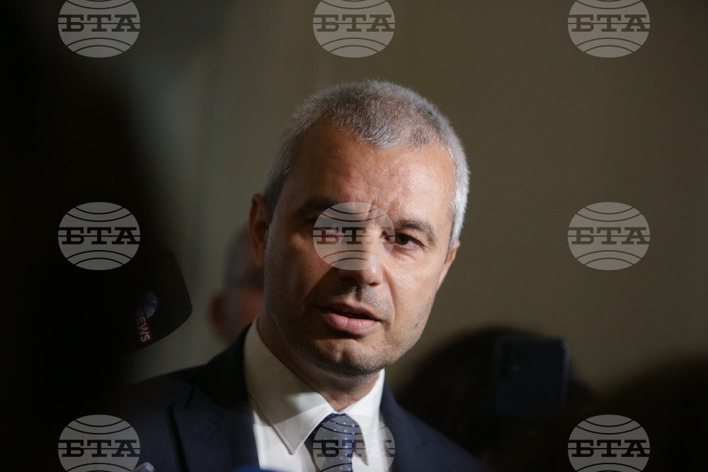 Парламент - Костадин Костадинов - брифинг