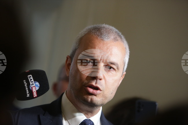 Парламент - Костадин Костадинов - брифинг