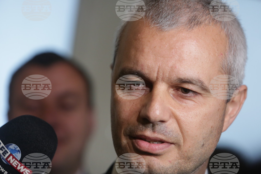 Парламент - Костадин Костадинов - брифинг