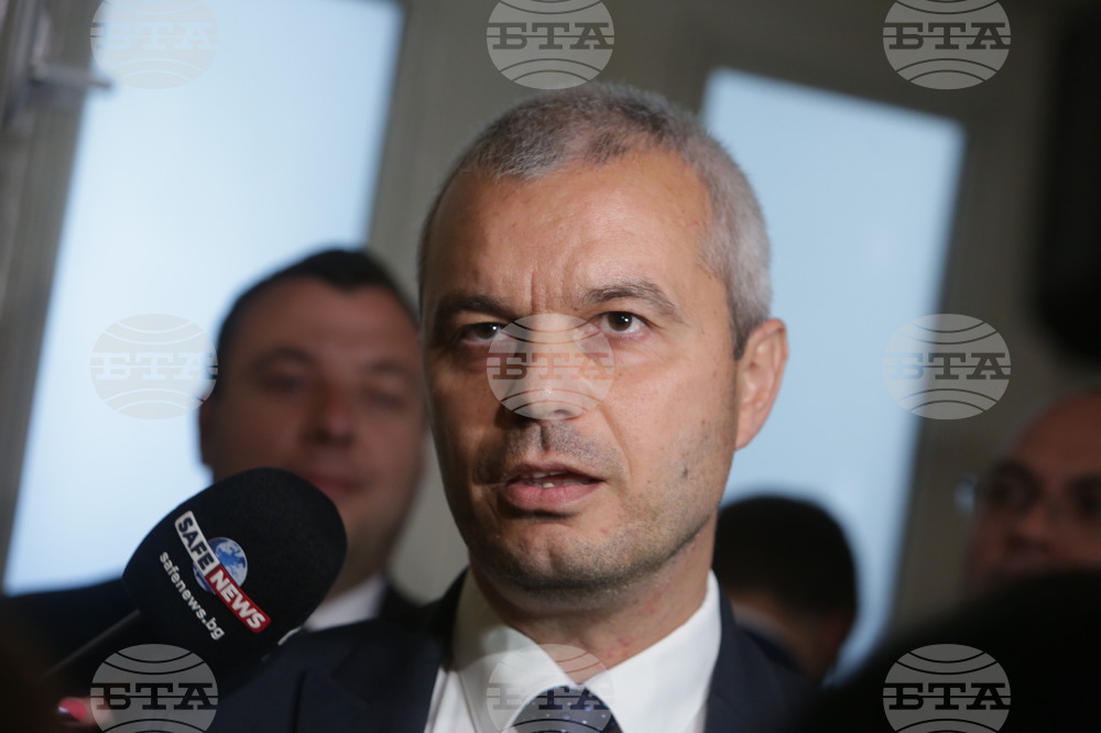 Парламент - Костадин Костадинов - брифинг