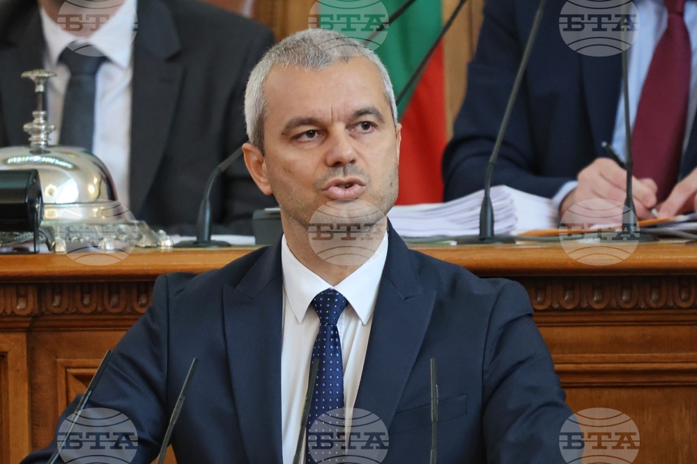 Парламент - заседание - Костадин Костадинов