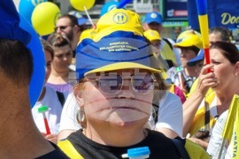 Румъния - здравни служители - протест