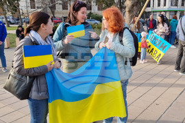 Русе – Украйна – подкрепа – мирно шествие