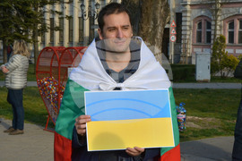 Русе – Украйна – подкрепа – мирно шествие