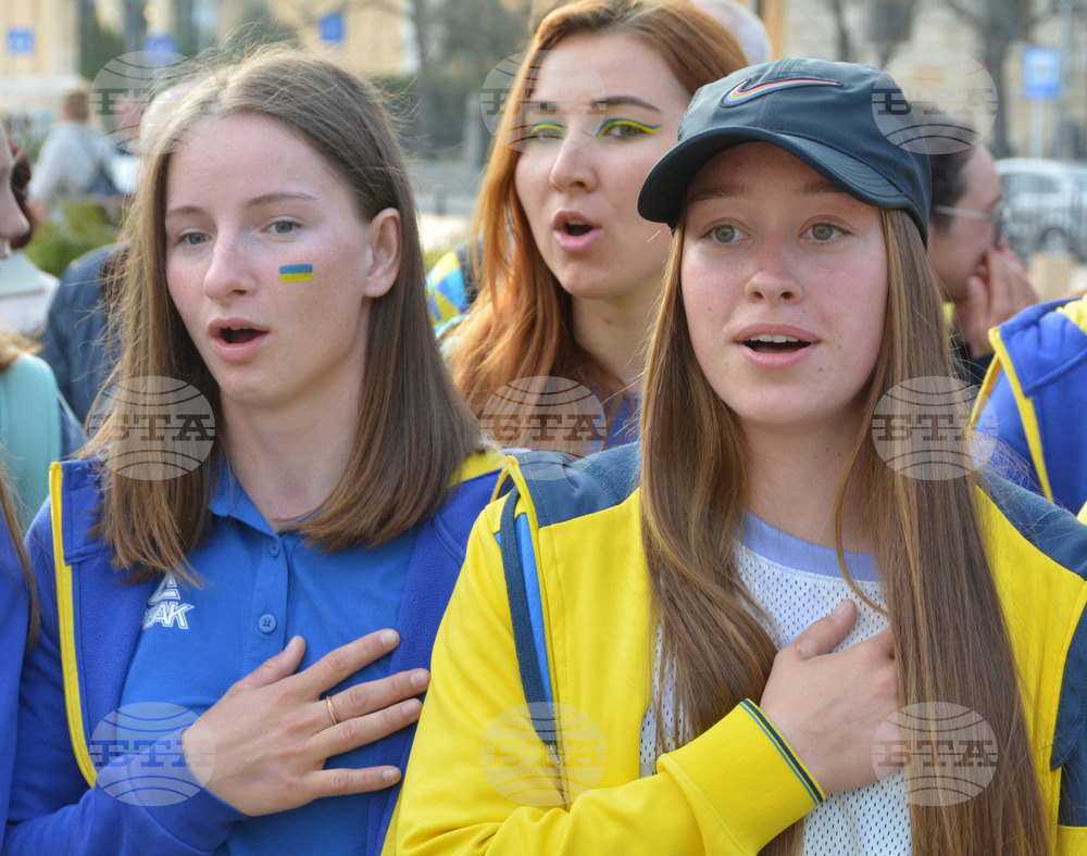 Русе – Украйна – подкрепа – мирно шествие