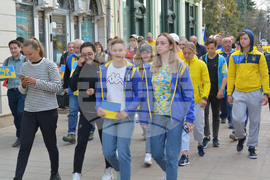 Русе – Украйна – подкрепа – мирно шествие