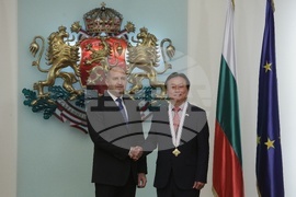 Румен Радев - Ли Хо-шик - орден "Мадарски конник"