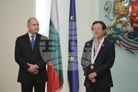 Румен Радев - Ли Хо-шик - орден "Мадарски конник"