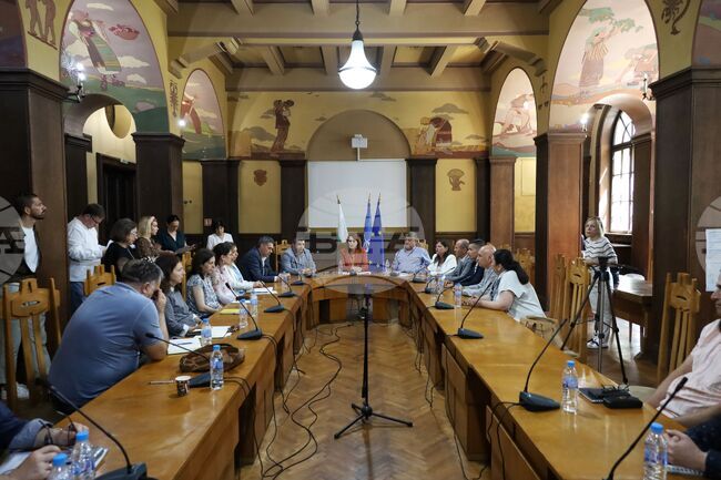 Бургас - Областна управа - брифинг 