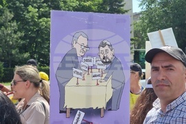 Румъния - учители - протест