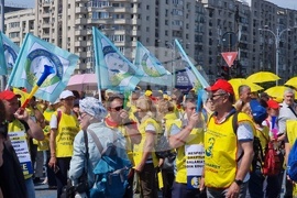 Румъния - учители - протест