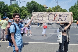 Румъния - учители - протест