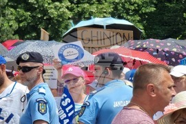 Румъния - учители - протест