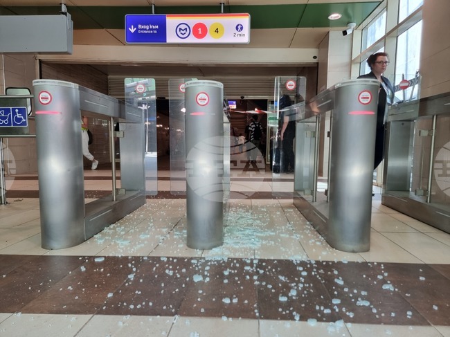  Инцидент - метростанция - СУ "Св. Климент Охридски"