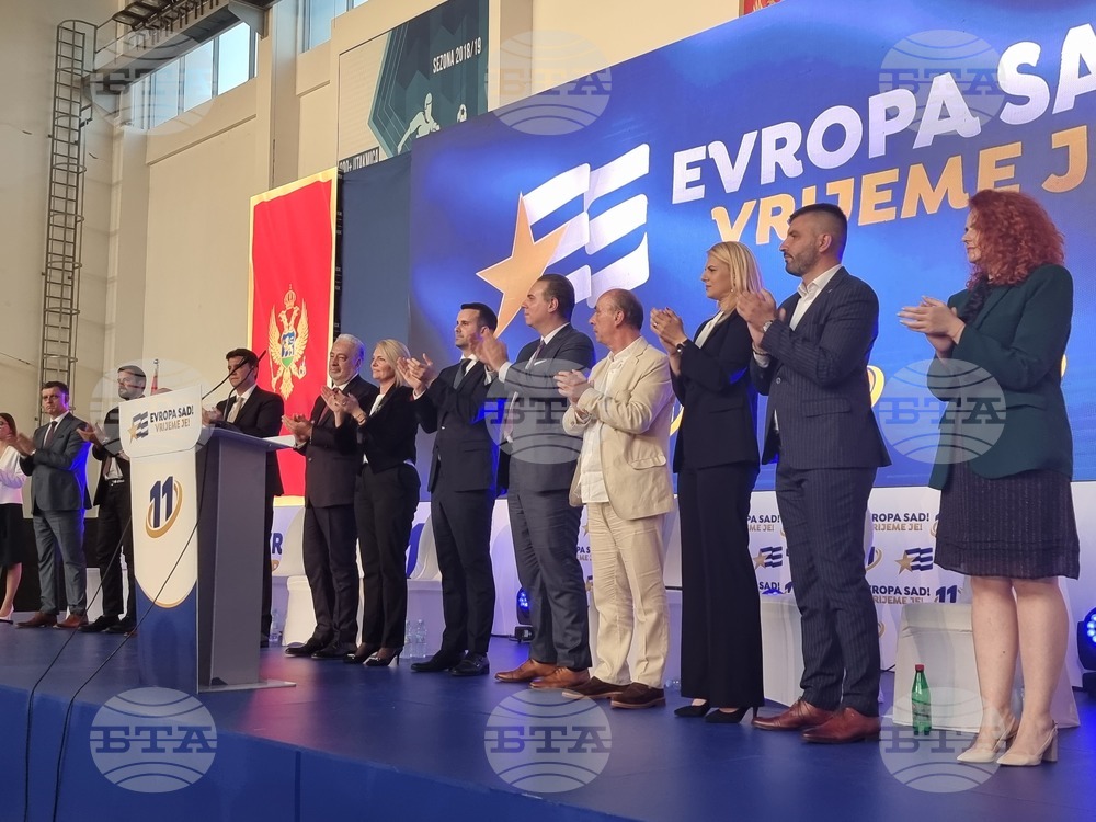Черна гора - "Европа сега" - заключителен митинг