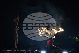 Сандански - земеделски форум - Театър на огъня и сенките "Fireter"