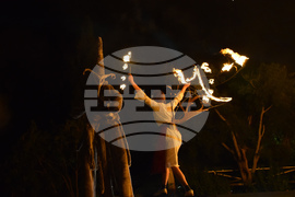 Сандански - земеделски форум - Театър на огъня и сенките "Fireter"