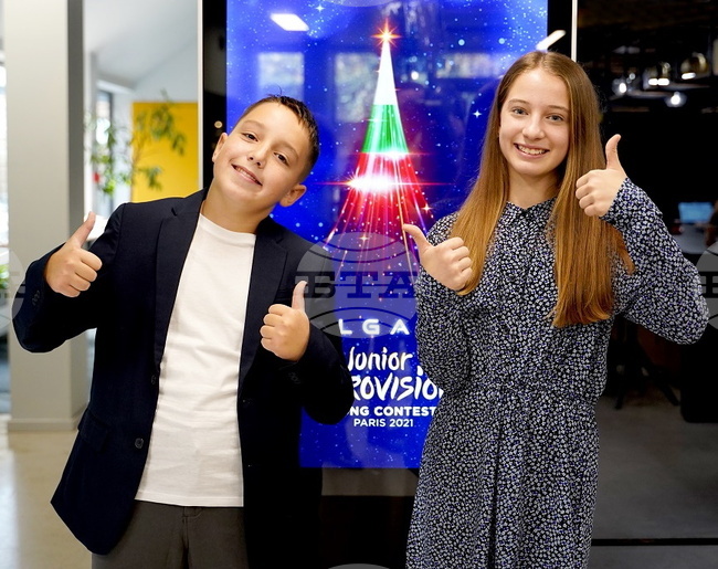 Гласът на любовта има най-различни форми, казват Денислава и Мартин преди участието им на детската "Евровизия"