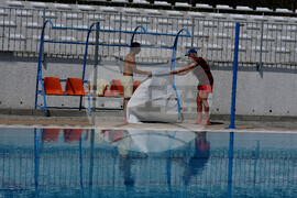 Бургас - плувен басейн - подготовка за сезона