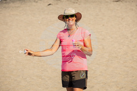 Бургас - плаж - пясъчни скулптури - Реми Хогард