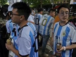 China Soccer Argentina Australia