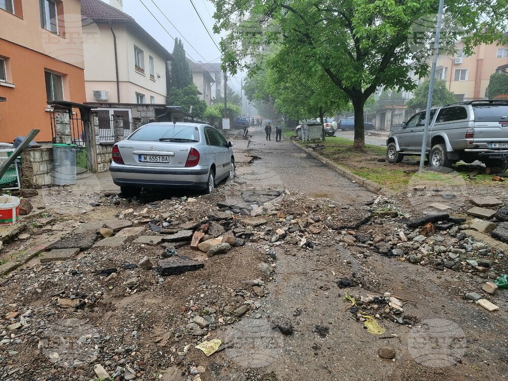 Берковица - дъждове - щети