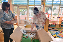 Разград - детска градина - дарение