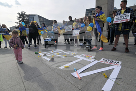 Бургас – украинци  – флашмоб