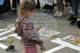 Бургас – украинци  – флашмоб