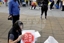 Бургас – украинци  – флашмоб