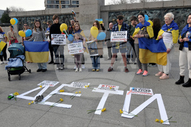 Бургас – украинци  – флашмоб