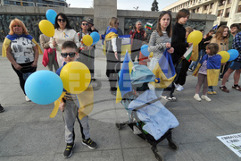 Бургас – украинци  – флашмоб