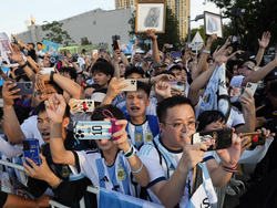 China Soccer Argentina Australia