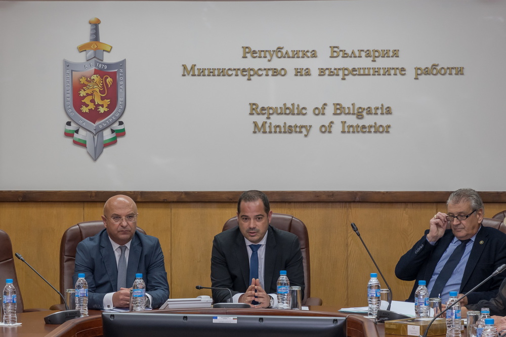 МВР: Вътрешният министър Калин Стоянов се срещна с представители на синдикалните организации в МВР