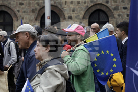 Протест - Шествие ЕС и демокрация. Фашизмът не е патриотизъм