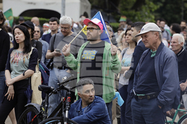 Протест - Шествие ЕС и демокрация. Фашизмът не е патриотизъм