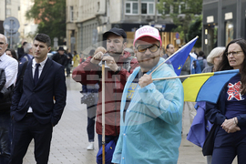 Протест - Шествие ЕС и демокрация. Фашизмът не е патриотизъм