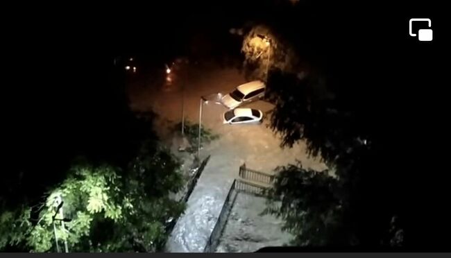 Two Rivers in Izgrev District in Sofia Overflow, Cause Damage Due to Rain